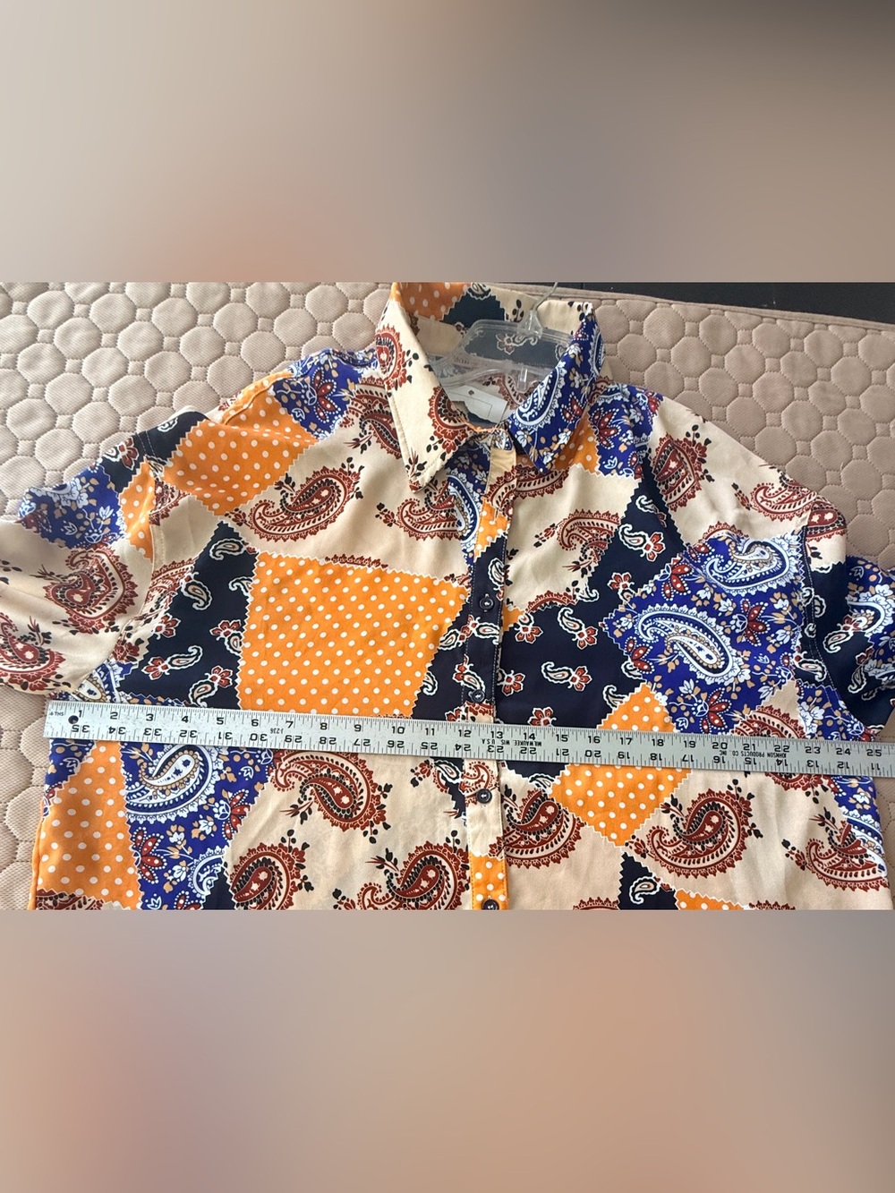 Bailey Rose Paisley Patchwork
2-Piece Set high low blouse 
MSRP $120 NWT LG - Picture 15 of 17